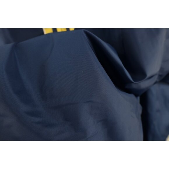 Vintage Adidas Mens Size XL Notre Dame University Lined Windbreaker Jacket Blue - Picture 9 of 16